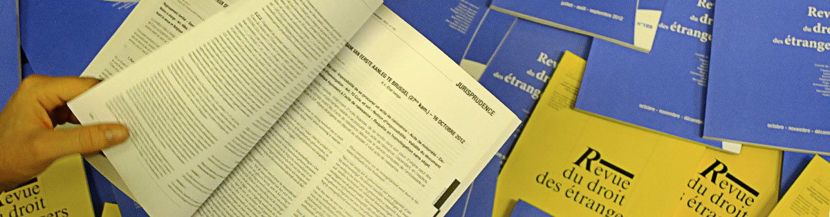 Revue du droit des étrangers